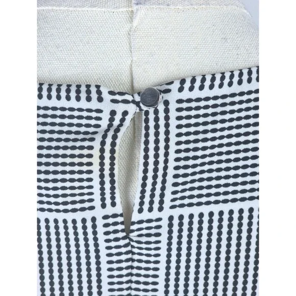 Calvin Klein Top Womens PXL Black White Geometric Sleeveless Keyhole Blouse NWT - Picture 6 of 10